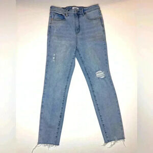 Oat New York Women’s High Rise Skinny Ankle Jeans Size- 28